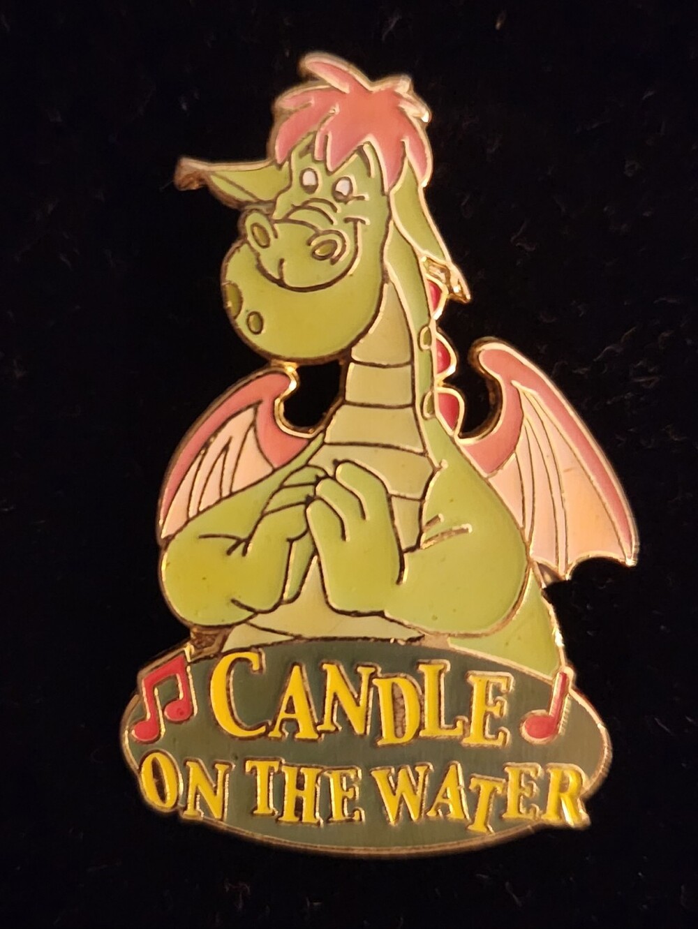 Disney 2002 Pete's Dragon Candle on the Water Elliot Magical Musical Moments Pin